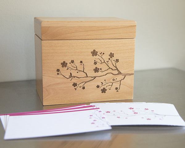 Cherry Blossoms - Recipe Box