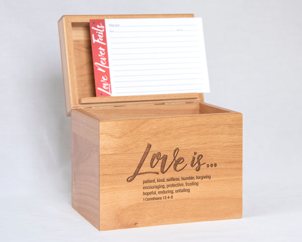 Love Never Fails - Recipe Box