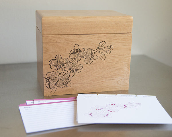 Orchid - Recipe Box