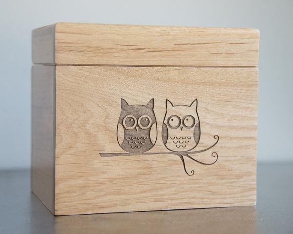 Owls - Recipe Box