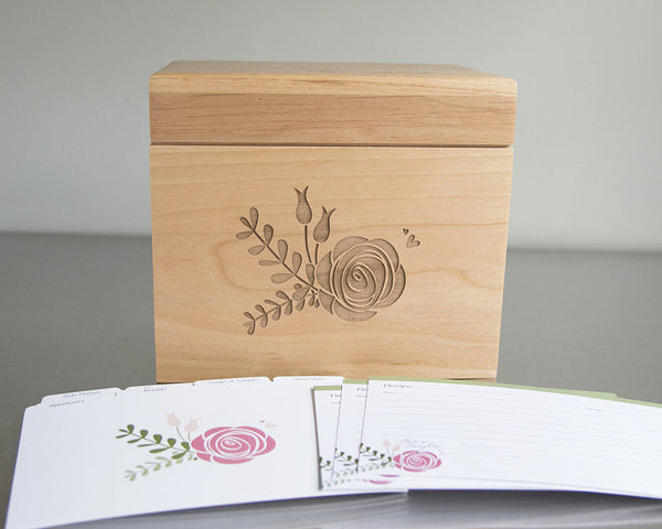 Rose Bouquet - Recipe Box
