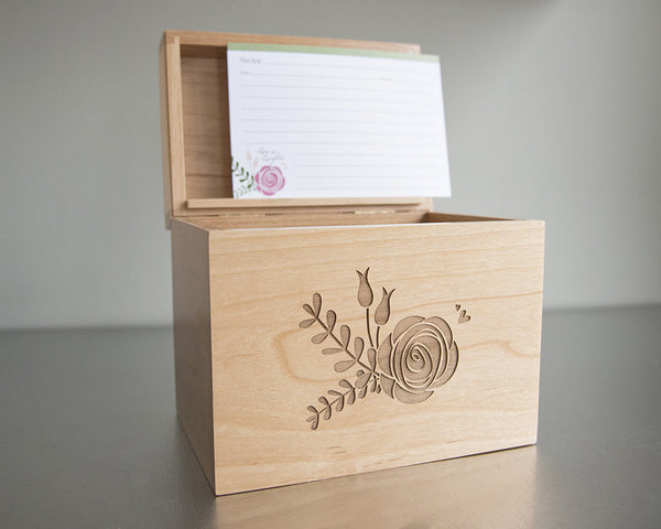 Rose Bouquet - Recipe Box
