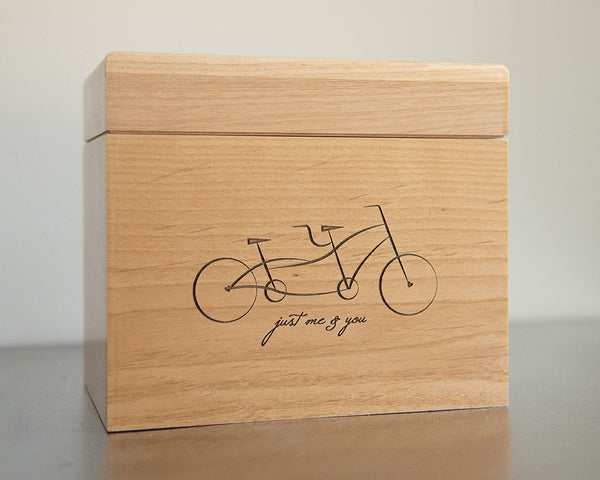 Tandem Bicycle - Recipe Box