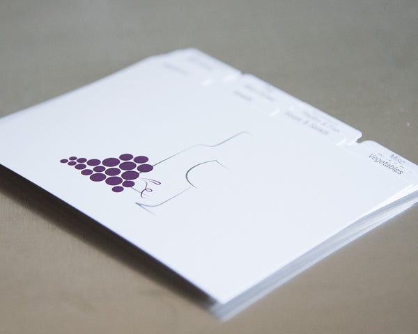 Wine & Grapes - Recipe Box