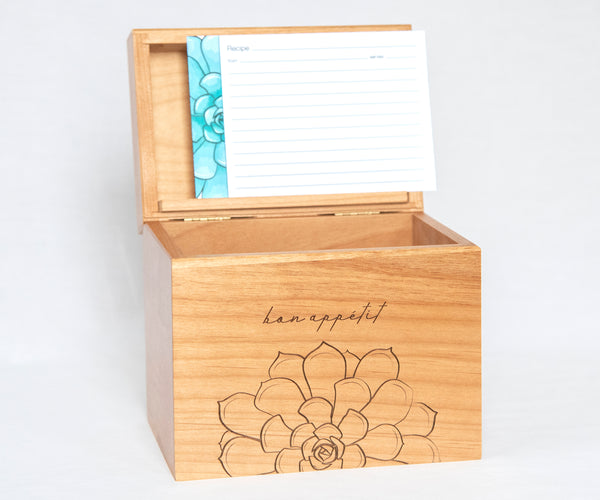 Succulent - Personalized Recipe Box